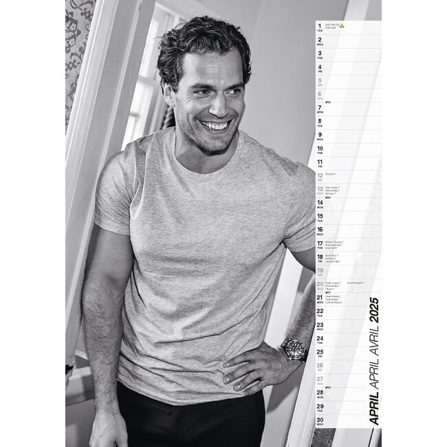 Acheter Calendrier Henry Cavill 2025 ? Commandez en ligne rapidement et