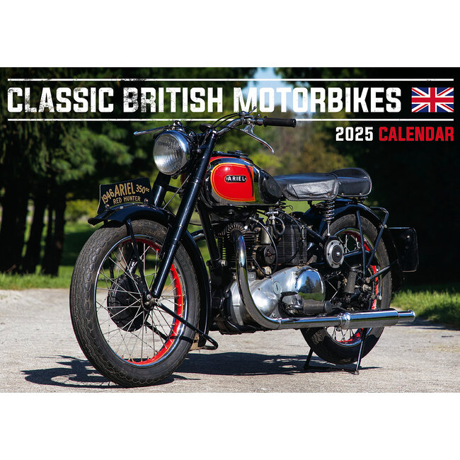 Classic British Motorbikes Calendar 2025