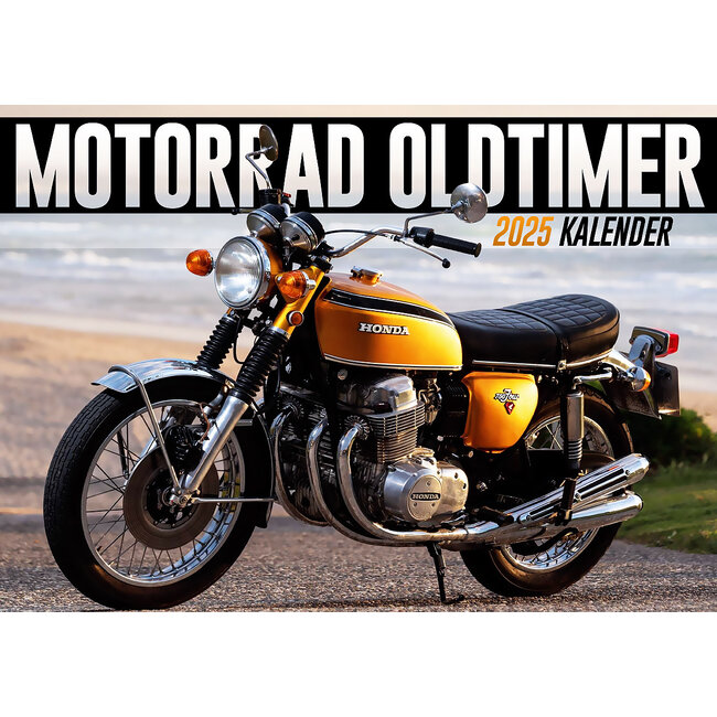 Oldtimer-Motorräder Kalender 2025