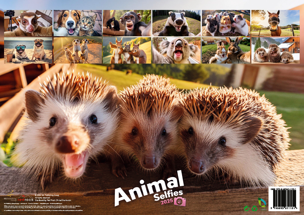 Dieren Selfies Kalender 2025 Kopen? Eenvoudig en snel online besteld
