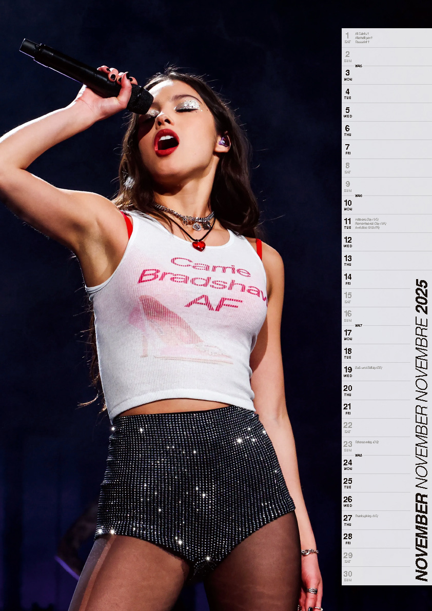 Olivia Rodrigo Calendar 2025? Order online quickly and easily