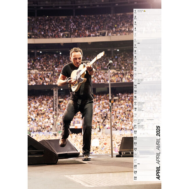 Bruce Springsteen Kalender 2025 Kopen? Bestel eenvoudig online
