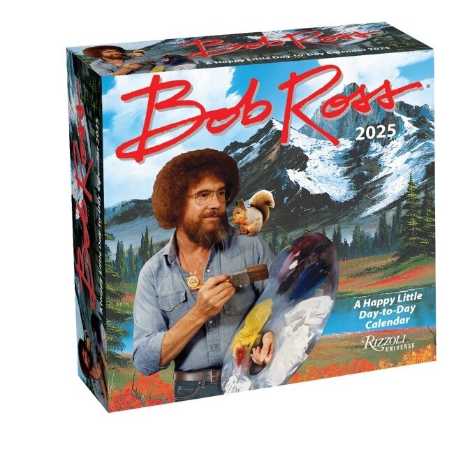 Bob Ross Boxed Abreißkalender 2025