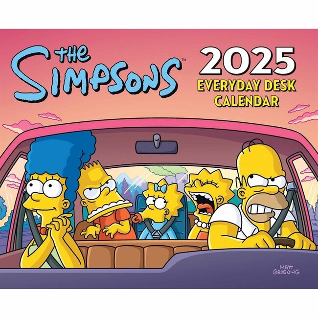 Calendario dei Simpson 2025 in scatola