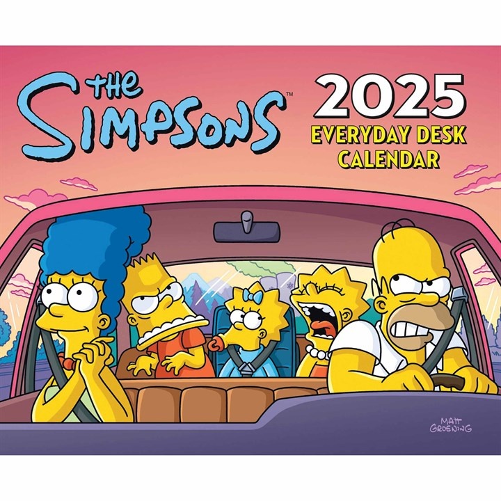 Simpsons Kalender 2025 Boxed