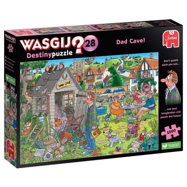 Wasgij Destiny 28 - De mancave van pa! - 1000 stukjes puzzel - Legpuzzel