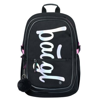 Baagl Baagl Core Backpack Silver Pink 25L