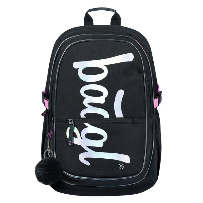 Baagl Backpack Silver Pink 25L