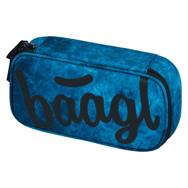 Baagl School pencil case Blue