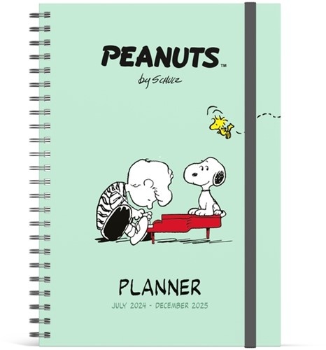 Peanuts/Snoopy Week planner Agenda 2025 18-maands wire-o