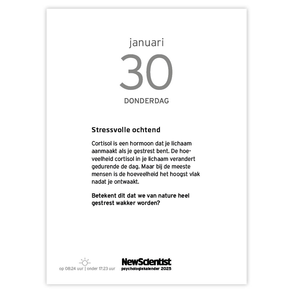 Psychologie Scheurkalender 2025 Kopen? Bestel eenvoudig Online Kalenderwinkel.nl