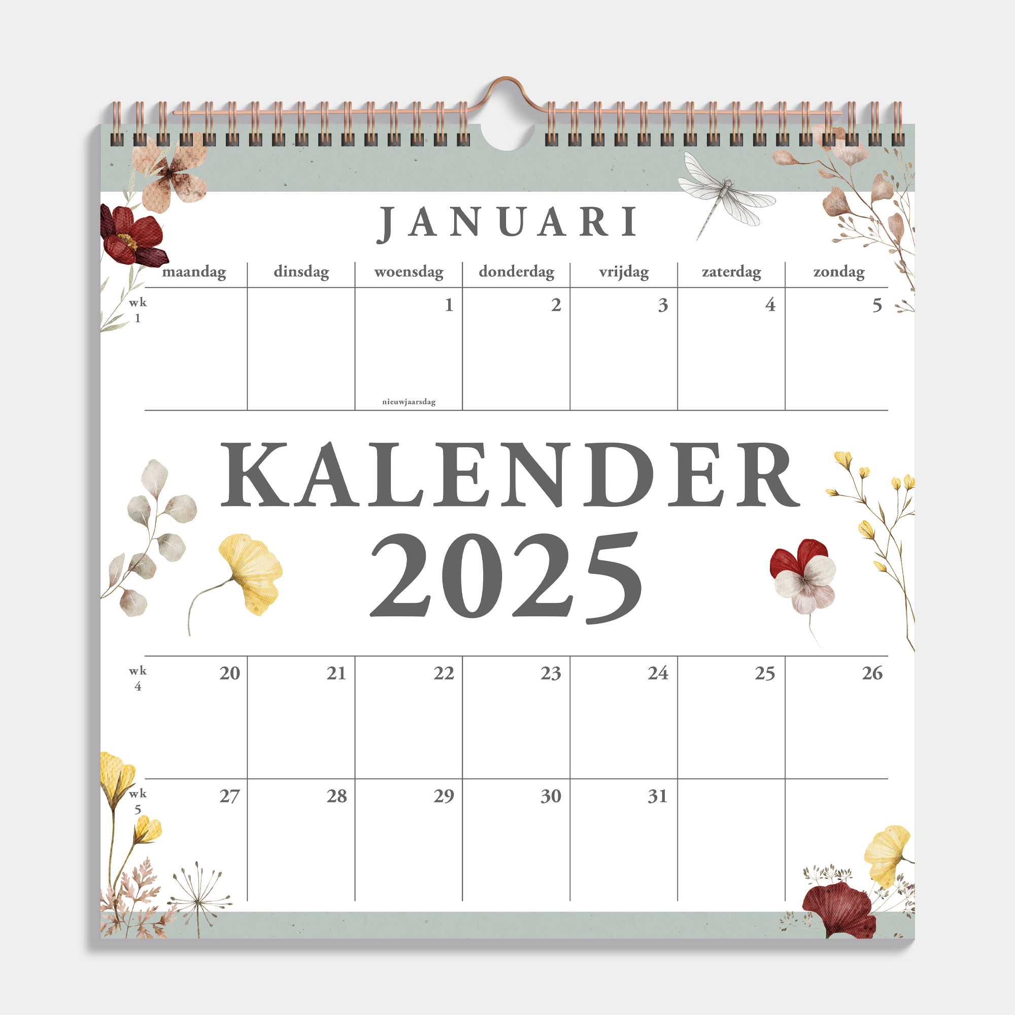 Bloem Kalender 2025