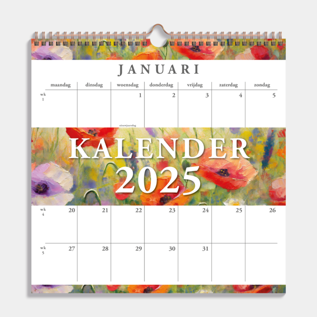 Calendario dei papaveri 2025