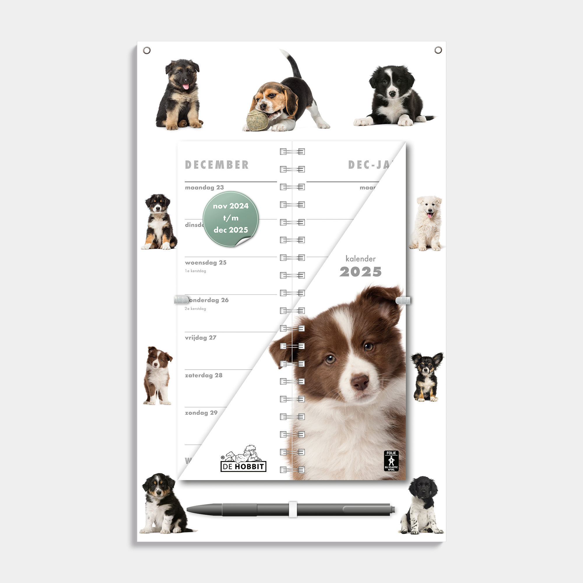 Honden Omslag Kalender 2025