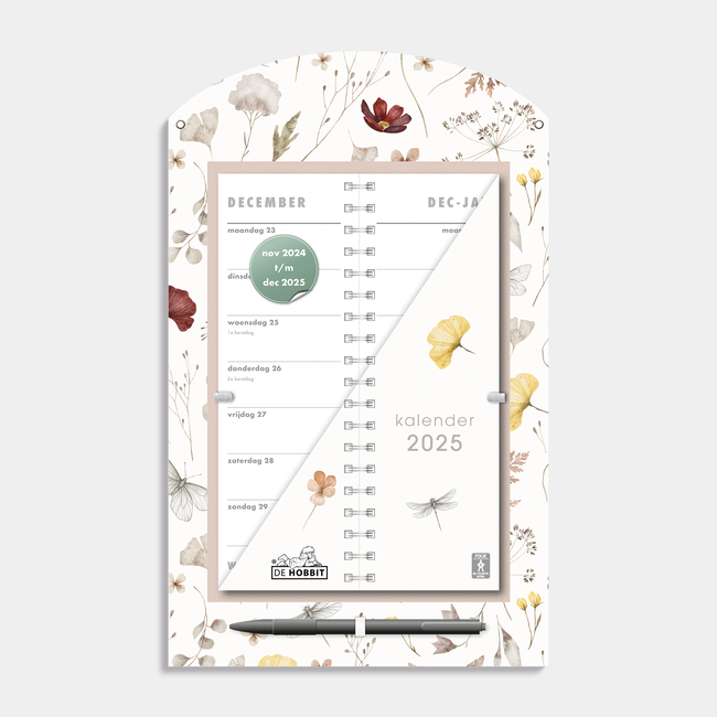 Flower Cover Calendar 2025 Luxe