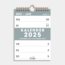 Calendrier spirale A5 2025 vert