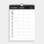 A4 Spiral Family Planner 2025 Black 4 Person