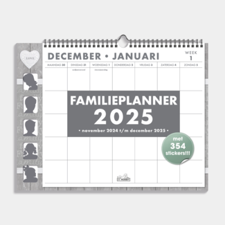 De Hobbit Cover Family Planner 2025