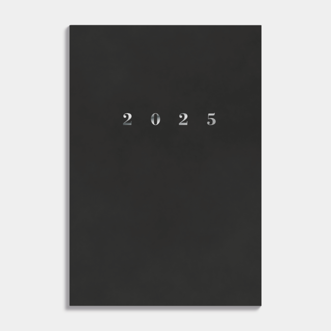 Basic Agenda 2025 Black Grey