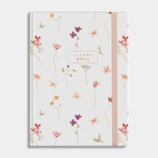 De Hobbit Soft Pocket Agenda 2025 Bloemetjes