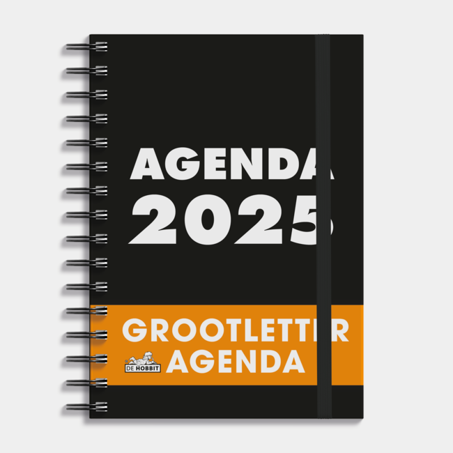 A5-Großbuchstaben-Agenda 2025