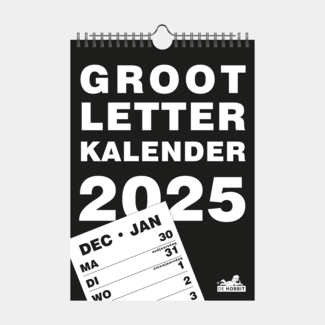 De Hobbit A4-Großbuchstaben-Kalender 2025