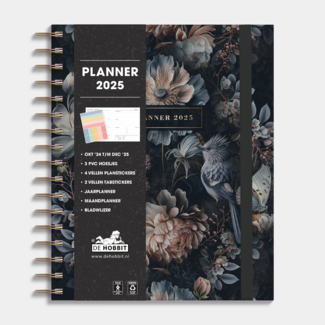 De Hobbit A5+ Planer 2025 Blume