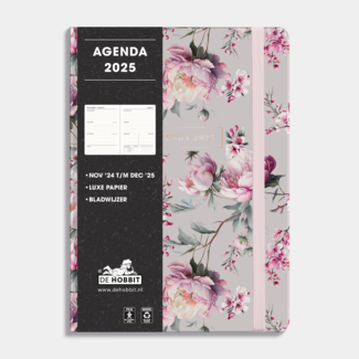 De Hobbit A5 Agenda 2025 Blossom Horizontal