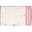 Magnetischer Wochenkalender Pink Flower 2025