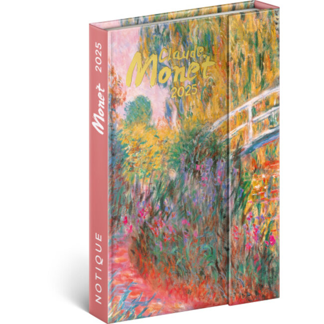 Magnetischer Wochenkalender Claude Monet 2025