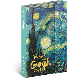 Presco Agenda hebdomadaire magnétique Vincent van Gogh 2025