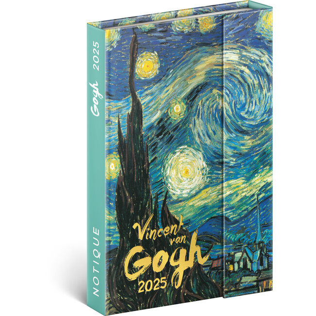 Agenda hebdomadaire magnétique Vincent van Gogh 2025