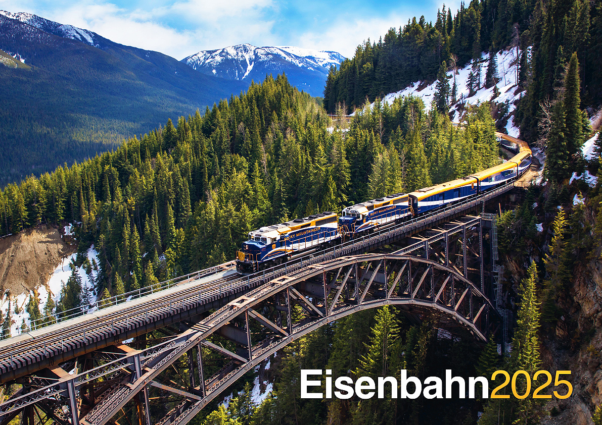 Treinen - Eisenbahnen Kalender 2025 A3