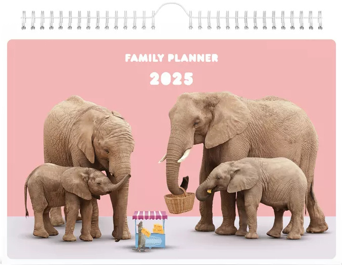 Funny Animals Familieplanner 2025