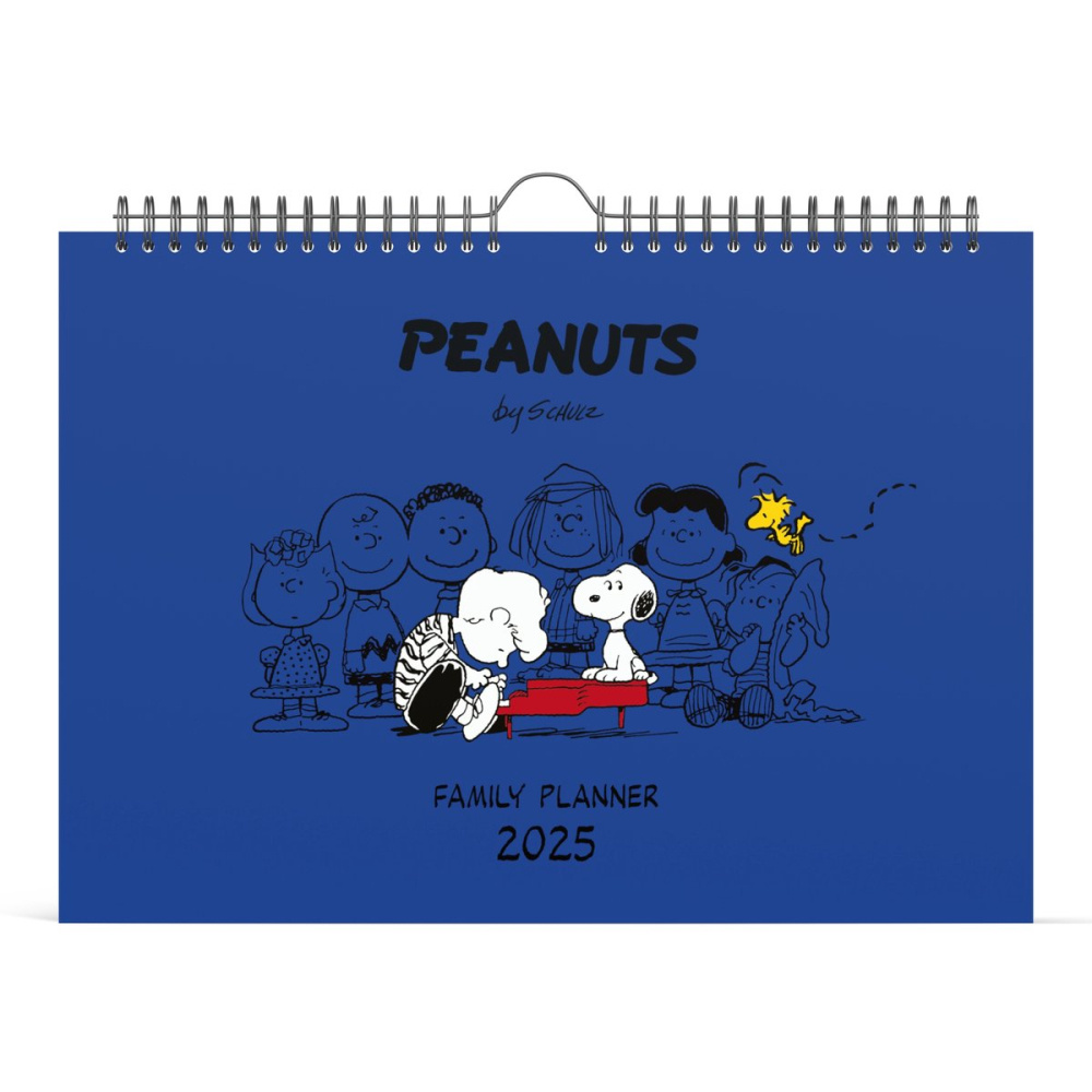 Peanuts Familiekalender 2025 A4 weekkalender