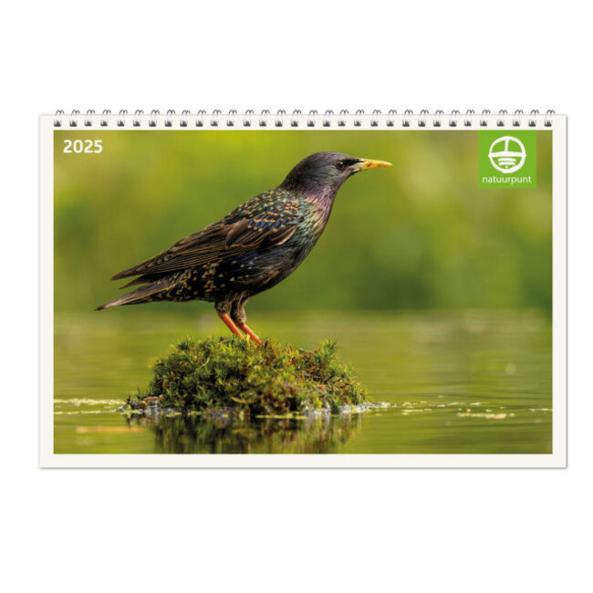 Calendrier Natuurpunt Flandres 2025