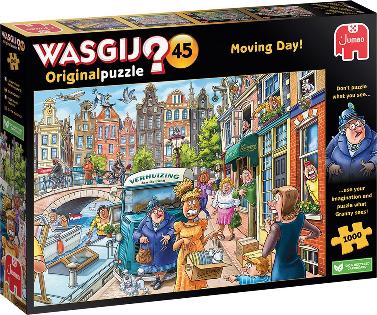 Wasgij Original 45 - Verhuisdag! - 1000 Stukjes puzzel - Legpuzzel volwassenen