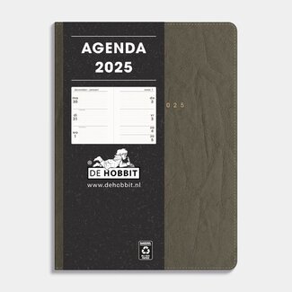 De Hobbit A6 Agenda Flex Pocket Grün 2025