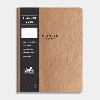 De Hobbit A4 Planner 2025 Bruin