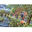 The House of Puzzles Wind at the Willows Puzzle 1000 Pieces