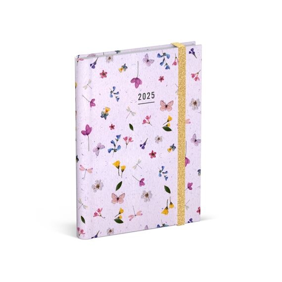 Lila Flowers Desk Agenda 2025