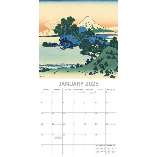 Buying Hokusai Calendar 2025? Order online quickly and easily