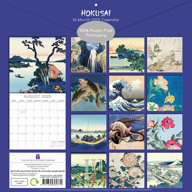 Buying Hokusai Calendar 2025? Order online quickly and easily