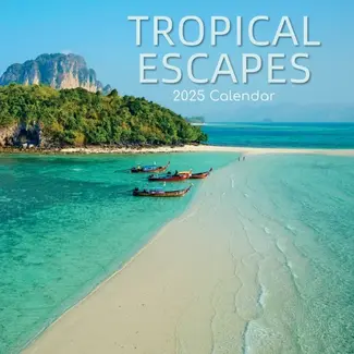 The Gifted Stationary Tropical Escapes Calendar 2025