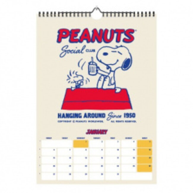 Snoopy Peanuts Kalender 2025 A3 kaufen? Online bestellen Kalenderwinkel.nl