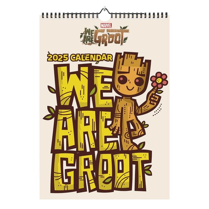 Marvel We Are Groot Kalender 2025 A3