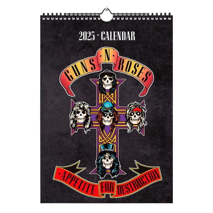 Guns N&apos; Roses Kalender 2025 A3
