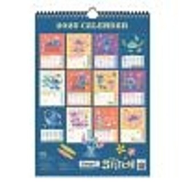 Buying Disney Stitch Calendar 2025 A3? Order online Kalenderwinkel.nl