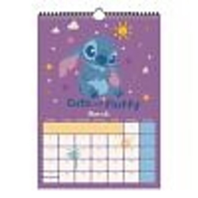 Buying Disney Stitch Calendar 2025 A3? Order online Kalenderwinkel.nl