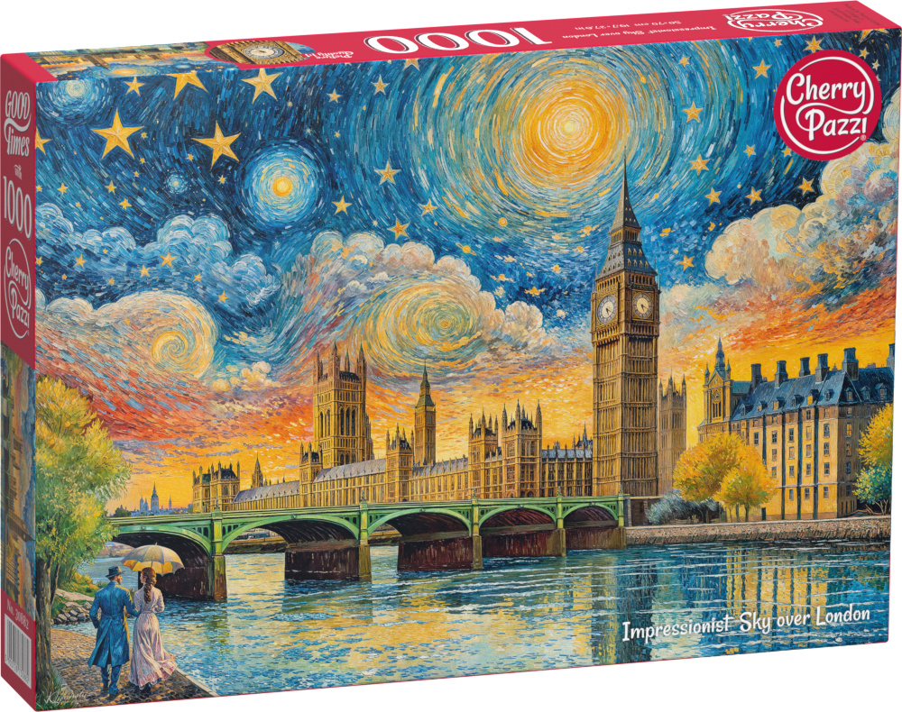 Impressionist Sky over London Puzzel 1000 Stukjes